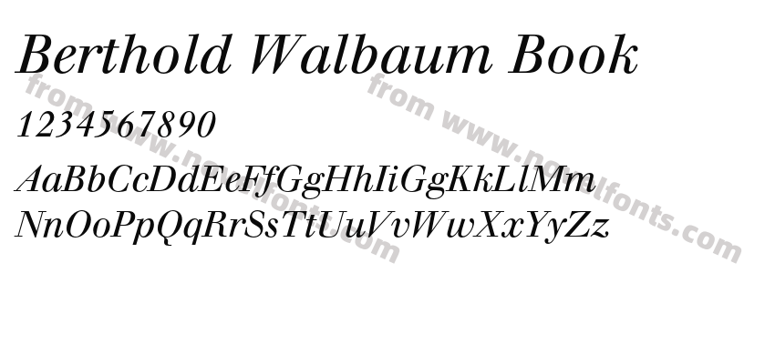 Berthold Walbaum BookPreview