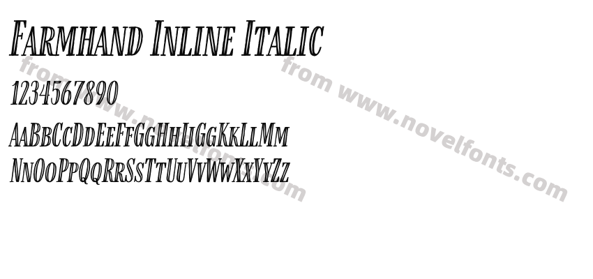 Farmhand Inline ItalicPreview