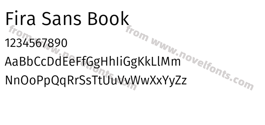 Fira Sans BookPreview