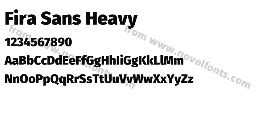 Fira Sans HeavyPreview