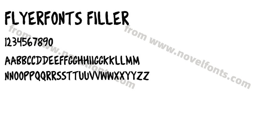 Flyerfonts FillerPreview