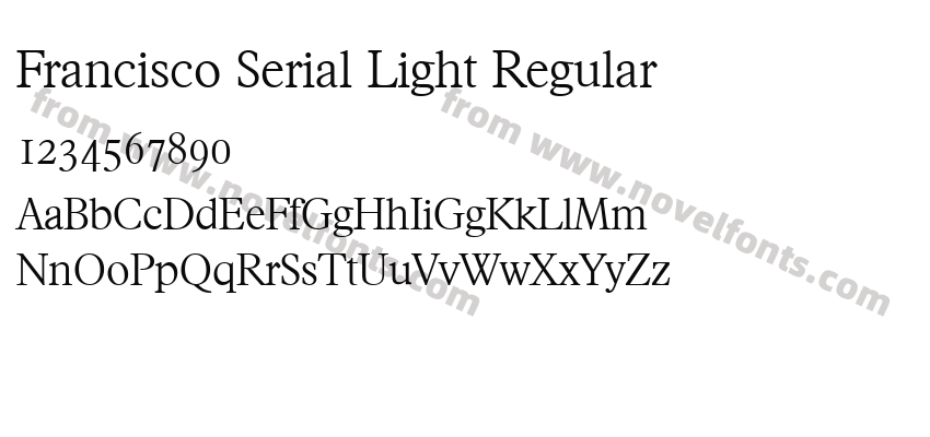 Francisco Serial Light RegularPreview