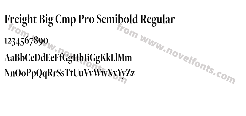 Freight Big Cmp Pro Semibold RegularPreview