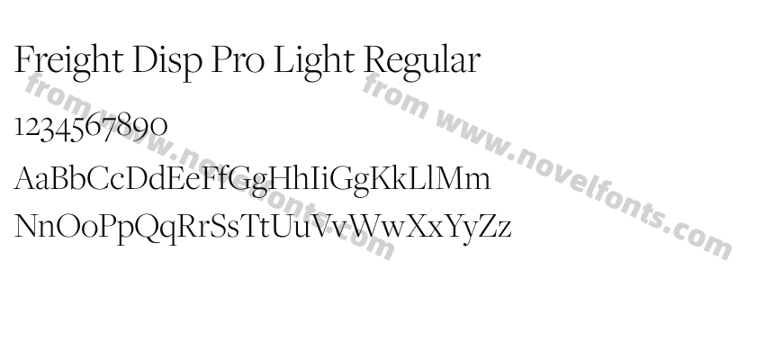 Freight Disp Pro Light RegularPreview