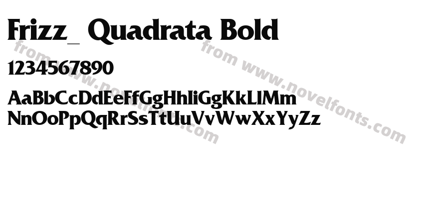 Frizz_ Quadrata BoldPreview