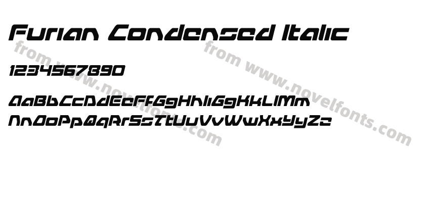 Furian Condensed ItalicPreview