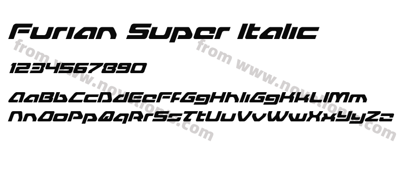 Furian Super ItalicPreview