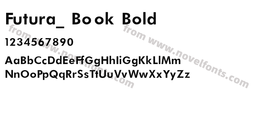 Futura_ Book BoldPreview