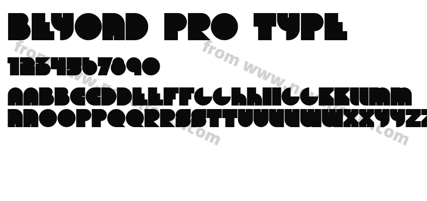 Beyond pro typePreview