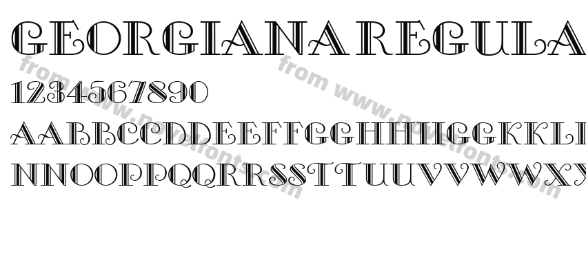 GEORGIANA RegularPreview