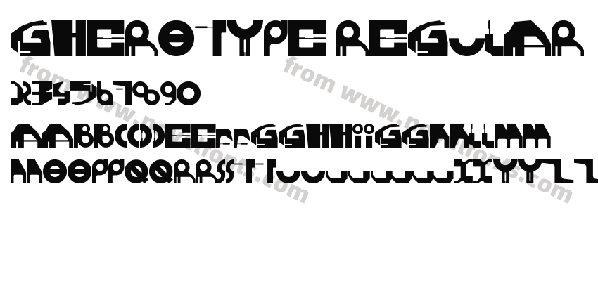 GHEROTYPE REGULARPreview