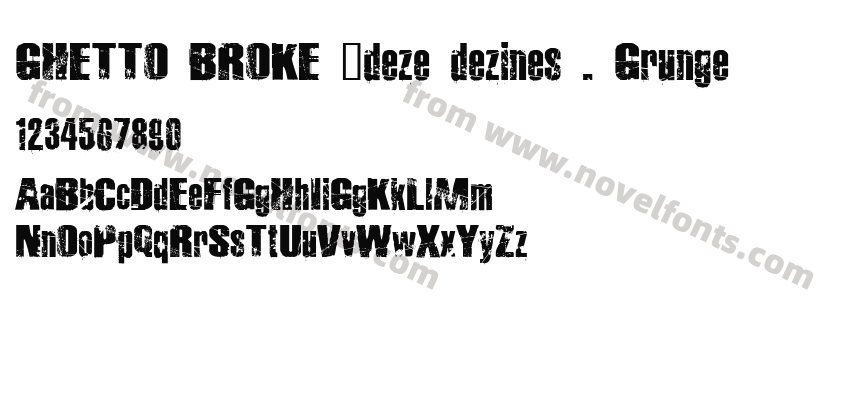 GHETTO BROKE (deze dezines ) GrungePreview