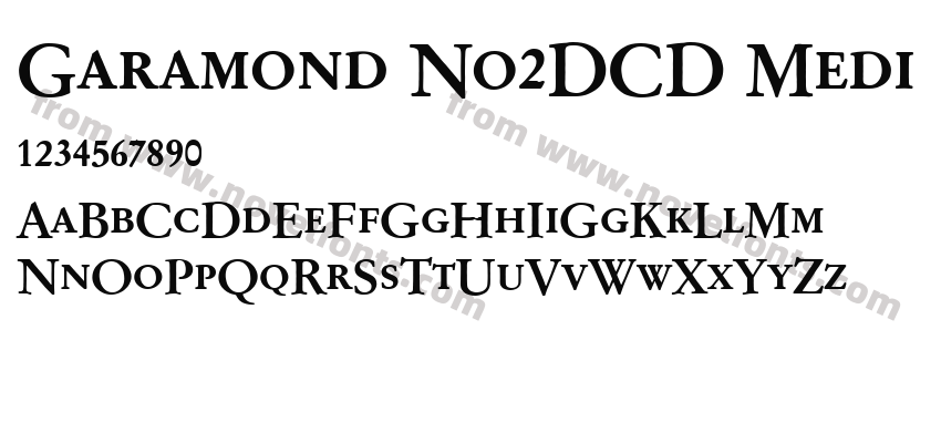 Garamond No2DCD MediPreview