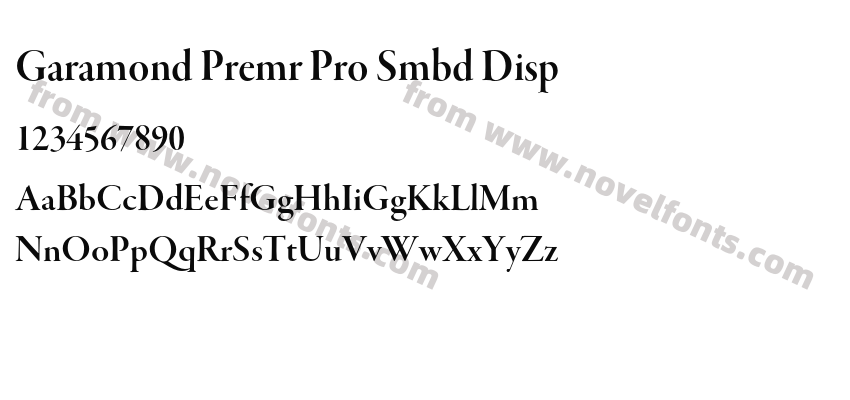 Garamond Premr Pro Smbd DispPreview