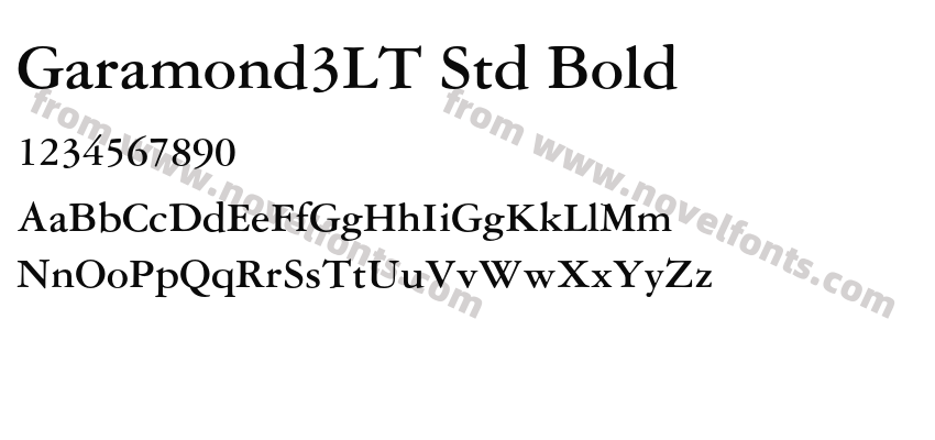 Garamond3LTStd-BoldPreview