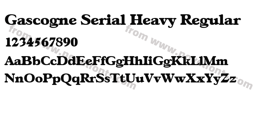 Gascogne Serial Heavy RegularPreview