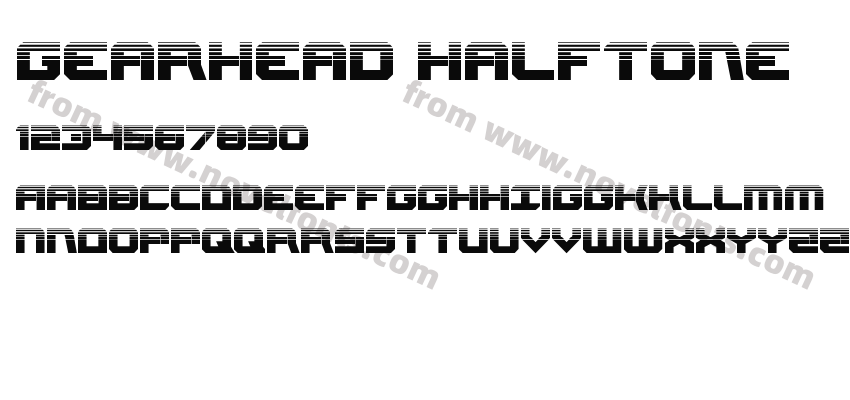 Gearhead HalftonePreview