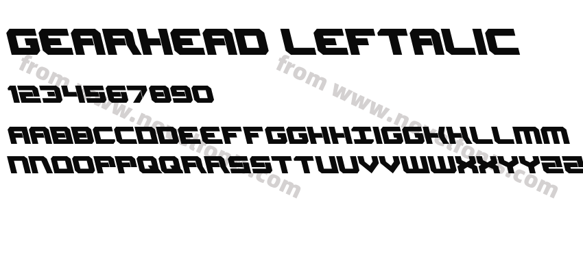 Gearhead LeftalicPreview