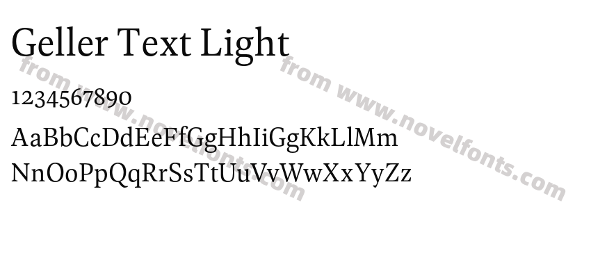 Geller Text LightPreview