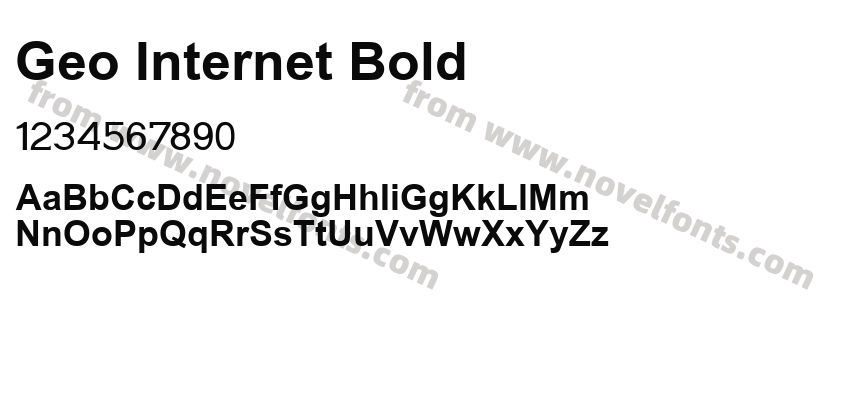 Geo Internet BoldPreview