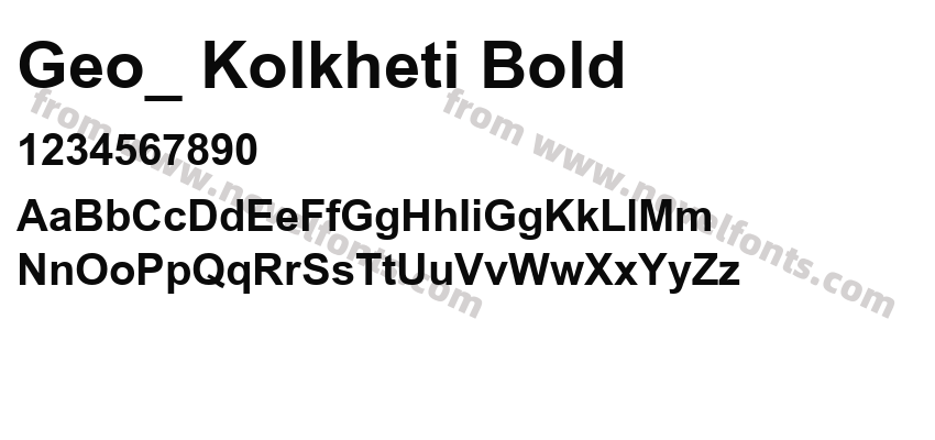 Geo_ Kolkheti BoldPreview