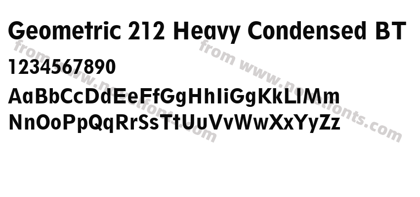 Geometric 212 Heavy Condensed BTPreview