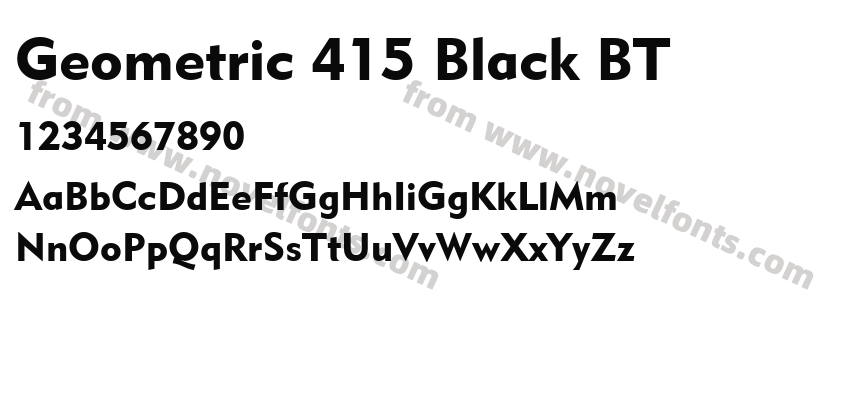 Geometric 415 Black BTPreview