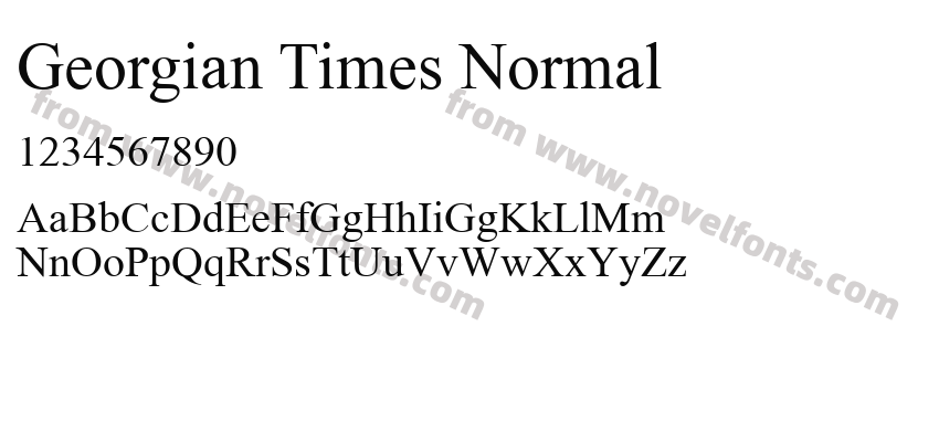 Georgian Times NormalPreview