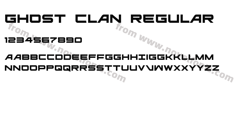 Ghost Clan RegularPreview