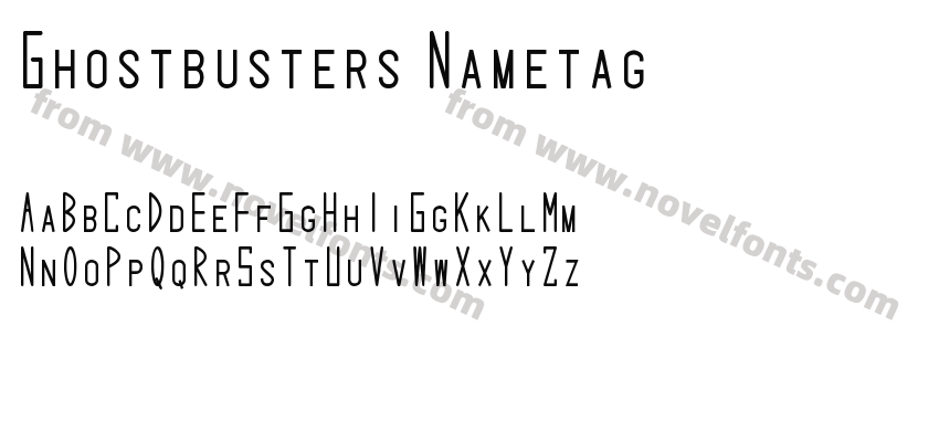 Ghostbusters NametagPreview