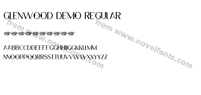 Glenwood Demo RegularPreview