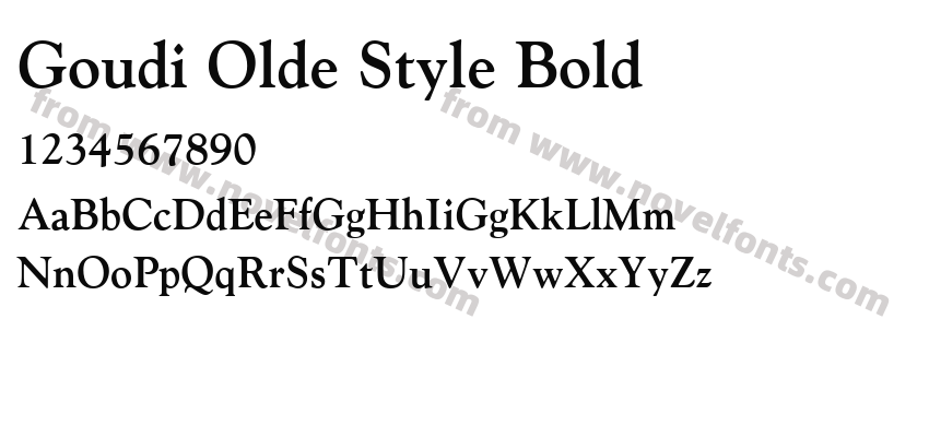 Goudi Olde Style BoldPreview