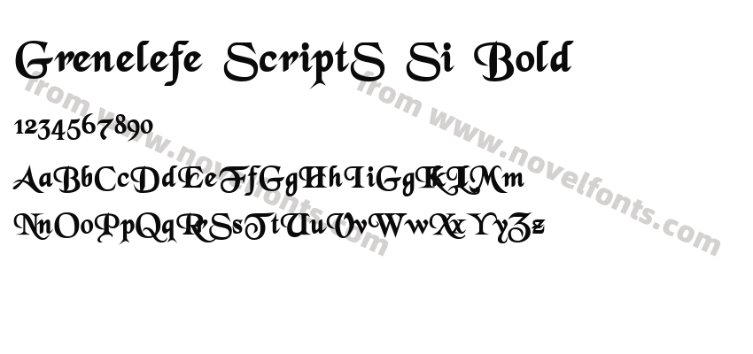 Grenelefe ScriptS Si BoldPreview