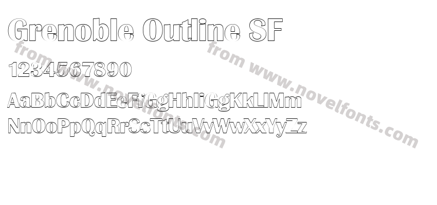 Grenoble Outline SFPreview