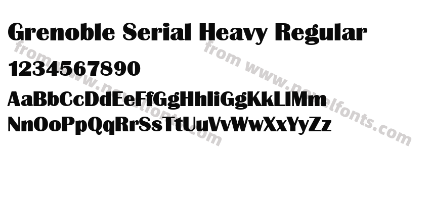 Grenoble Serial Heavy RegularPreview