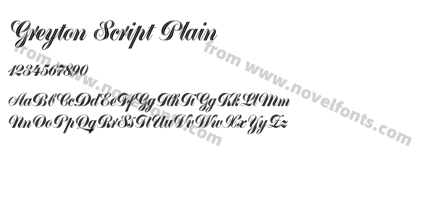 Greyton Script PlainPreview