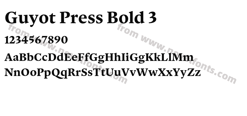 Guyot Press Bold 3Preview