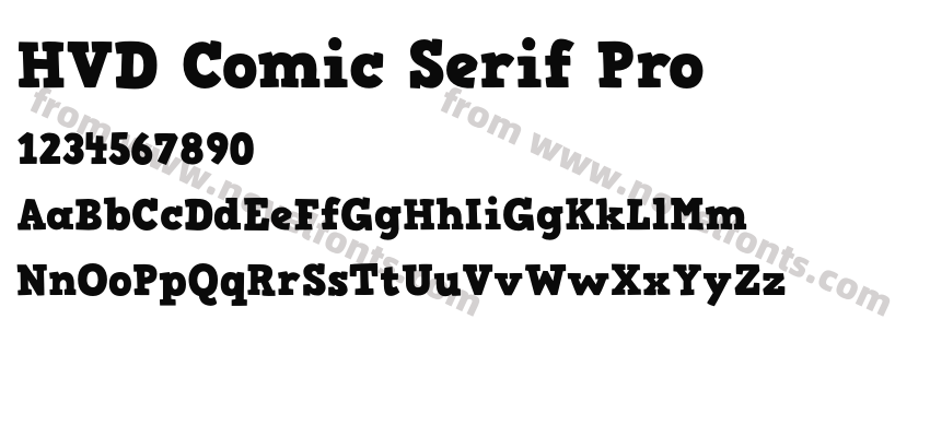 HVD Comic Serif ProPreview