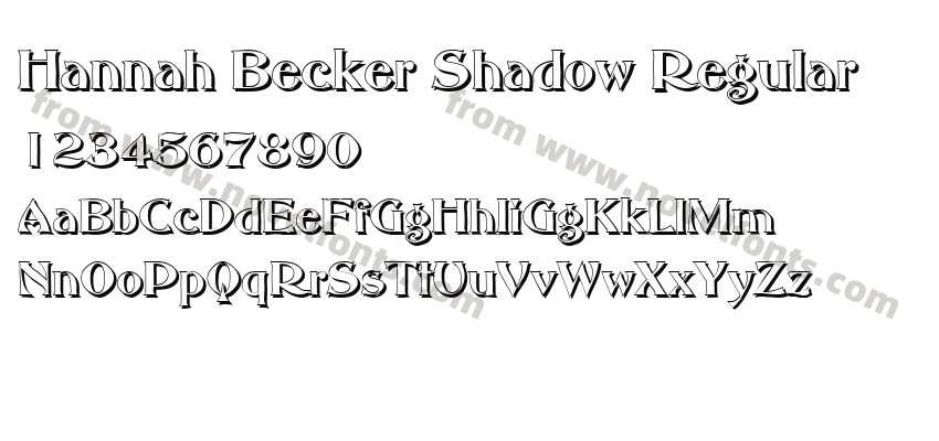 Hannah Becker Shadow RegularPreview