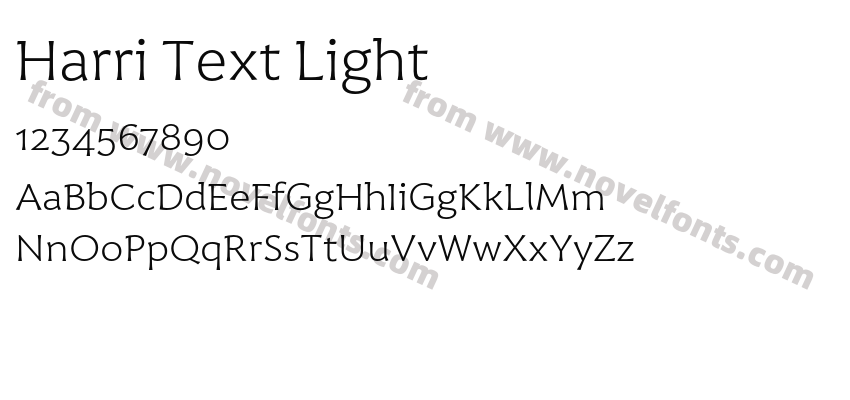 Harri Text LightPreview