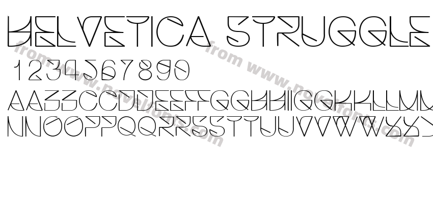 Helvetica StrugglePreview