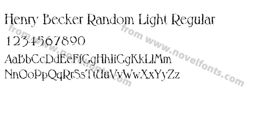 Henry Becker Random Light RegularPreview