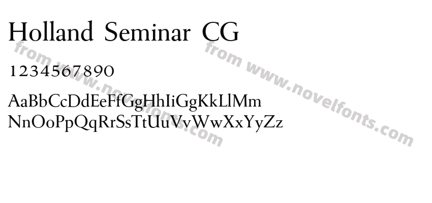 Holland Seminar CGPreview