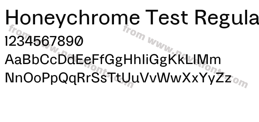 Honeychrome Test RegularPreview