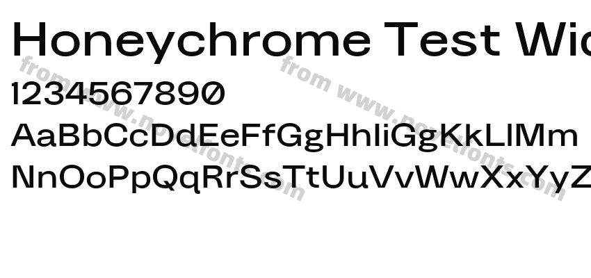 Honeychrome Test WidePreview
