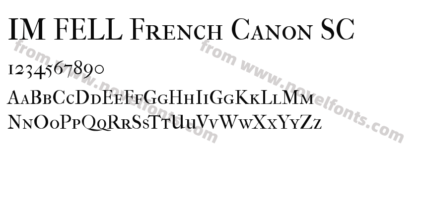 IM FELL French Canon SCPreview