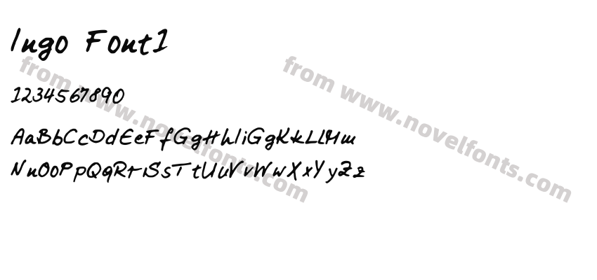 Ingo Font1Preview