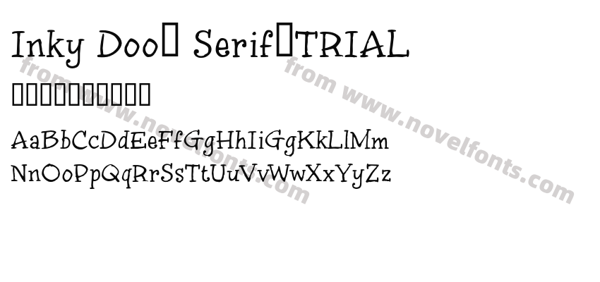 Inky Doo_ Serif_TRIALPreview