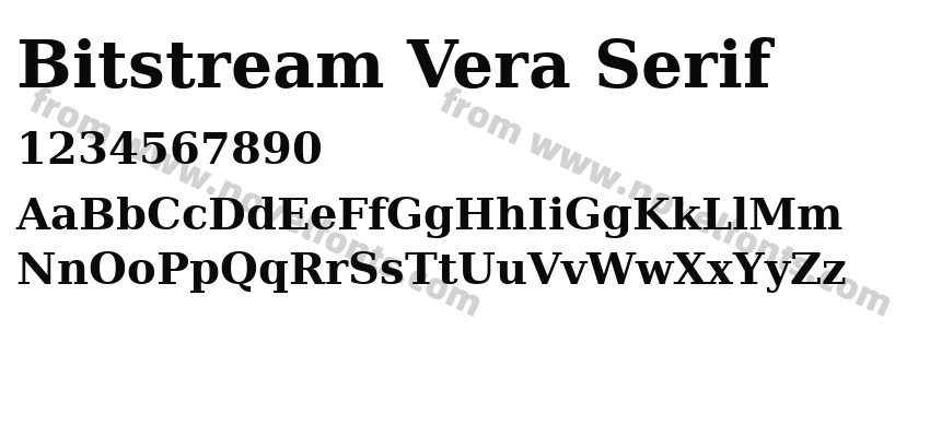 Bitstream Vera SerifPreview