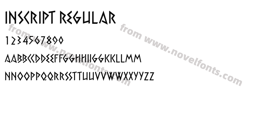 Inscript RegularPreview